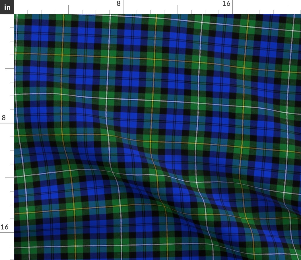 Campbell of Loudoun or Campbell of Argyll 1906 tartan, 6" modern colors