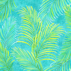 Breezy Palms Teal 200