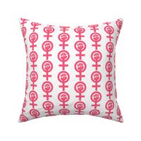 Feminist Fist Coral Pink