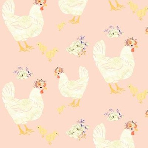 boho_chickens_floral_peach