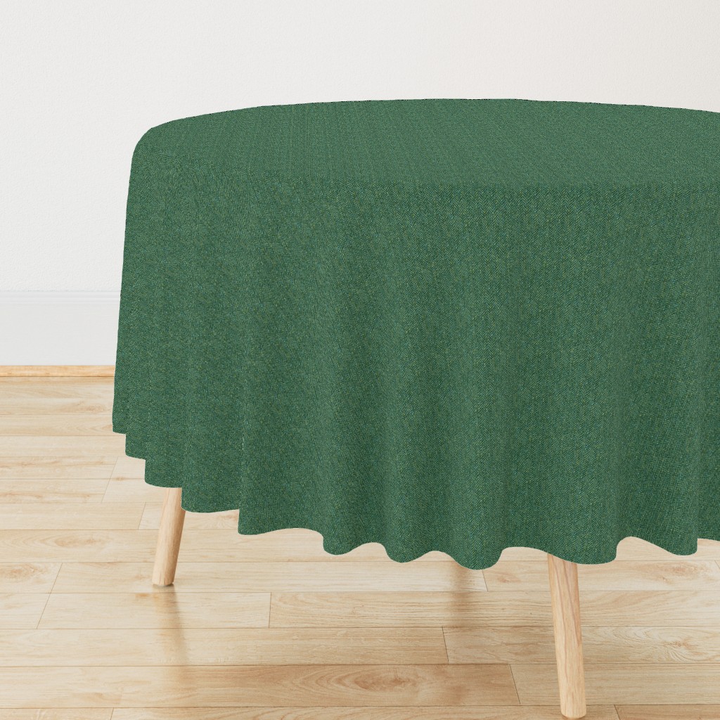 tweedy forest green herringbone