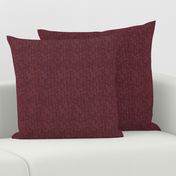 faux tweedy garnet red herringbone