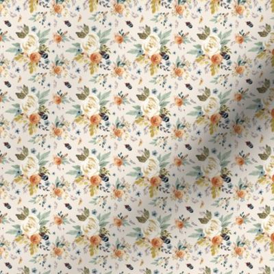 1.75" Western Autumn / More Florals / Ivory