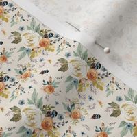 1.75" Western Autumn / More Florals / Ivory
