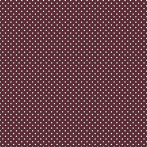 Maroon Out Polka Dots