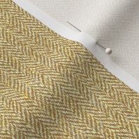 faux tweedy golden tan herringbone