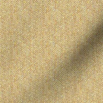 faux tweedy golden tan herringbone