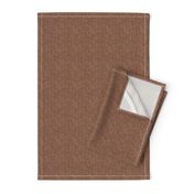 faux tweedy chestnut-brown herringbone