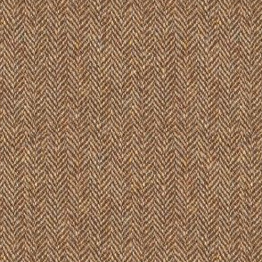 faux tweedy mocha herringbone