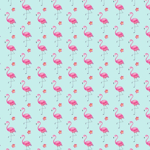 Flamingos Blue