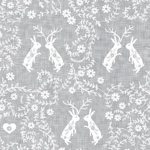 Romantik love story (grey linen)