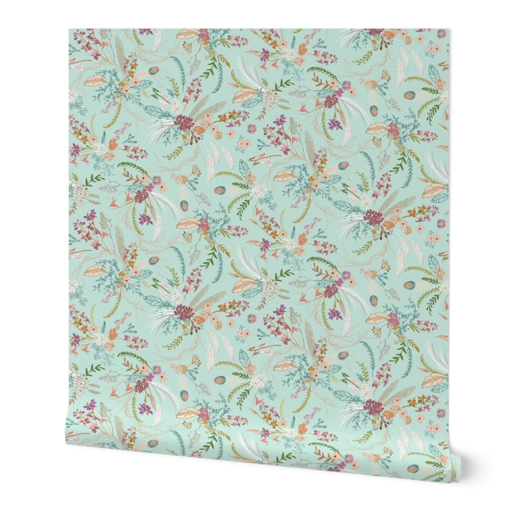 Sheba floral (mint)