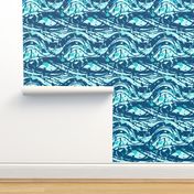 Water camo waves