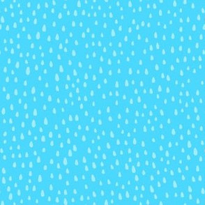 Paint Drops on Sky Blue