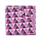 Triangle Quilt in Purple