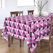 Triangle Quilt in Purple