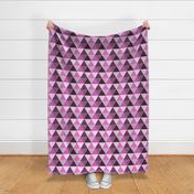 Triangle Quilt in Purple