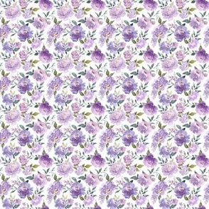 Micro / Purple Peony Florals