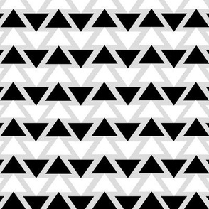 Black-and-White Triangle Lines