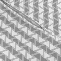 Grey & White Triangle Lines