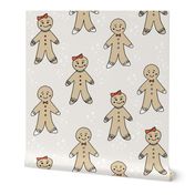 gingerbread cookies christmas fabric holiday foods cute lite