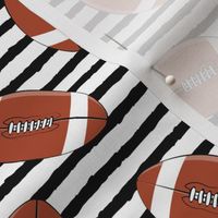 college football (black stripes)