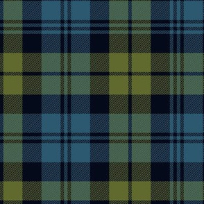 Campbell 1739 tartan, 10" muted