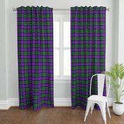 Colquhoun 1810 tartan variant, 6" modern green/purple, Wilson's of Bannockburn