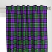 Colquhoun 1810 tartan variant, 6" modern green/purple, Wilson's of Bannockburn