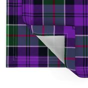 Colquhoun 1810 tartan variant, 6" modern green/purple, Wilson's of Bannockburn