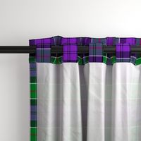 Colquhoun 1810 tartan variant, 6" modern green/purple, Wilson's of Bannockburn