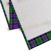 Colquhoun 1810 tartan variant, 6" modern green/purple, Wilson's of Bannockburn