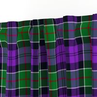 Colquhoun 1810 tartan variant, 6" modern green/purple, Wilson's of Bannockburn