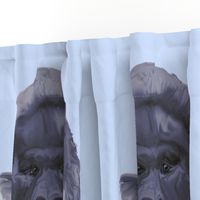 Gorilla on Blue for Pillow