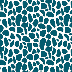 Mosaic Tile Teal Upholstery Fabric 