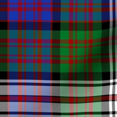 MacDonald dress tartan #2, c.1822, 10" modern