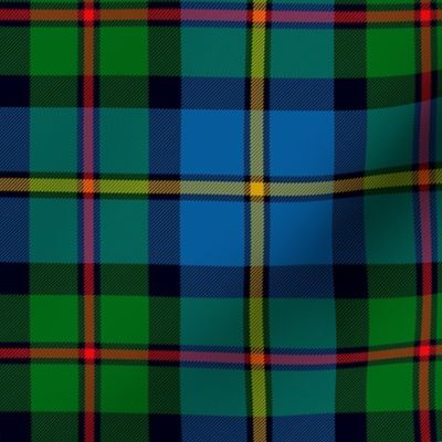 MacLeod of Harris / green MacLeod / MacLeod hunting tartan, 6" modern colors