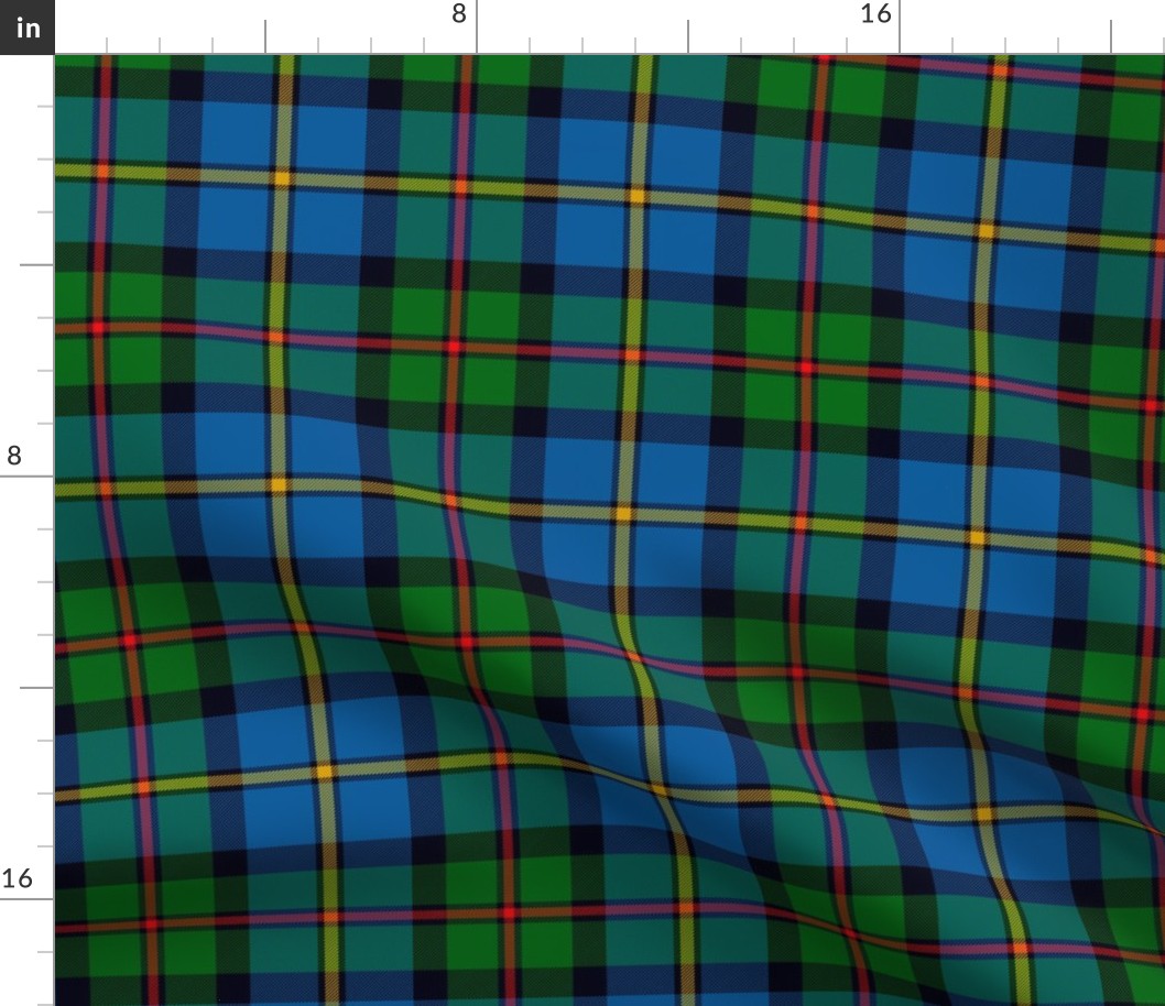 MacLeod of Harris / green MacLeod / MacLeod hunting tartan, 6" modern colors