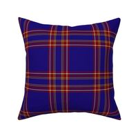 Inverness hunting / Duke of York tartan, 6" royal blue, 1930