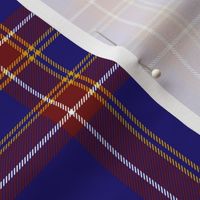 Inverness hunting / Duke of York tartan, 6" royal blue, 1930