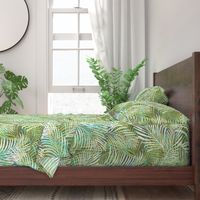 Batik Palms Olive Aqua 150L