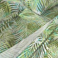 Batik Palms Olive Aqua 150L