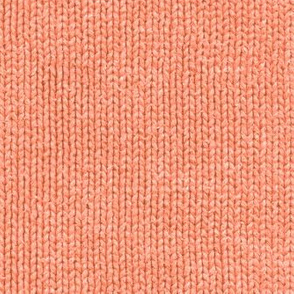 Surf coral faux knit