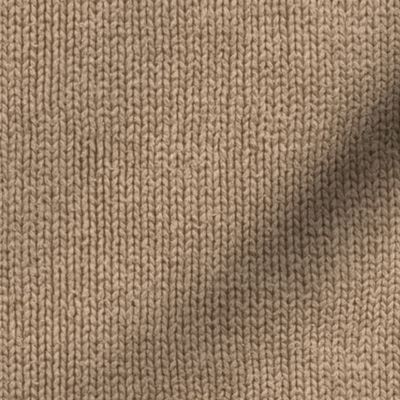 mocha brown faux knit