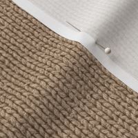 mocha brown faux knit