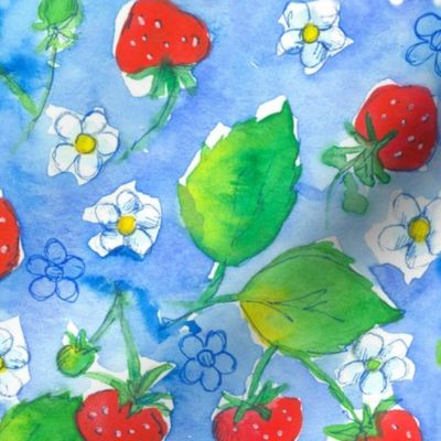 Strawberries Blue