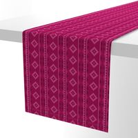 Stripe Rug in Raspberry