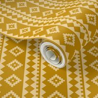 Stripe Rug on Gold