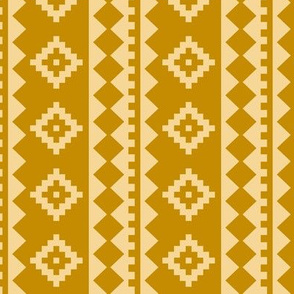 Stripe Rug on Gold