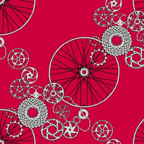 Beautiful bicycle parts - FQ - apple - CC003D